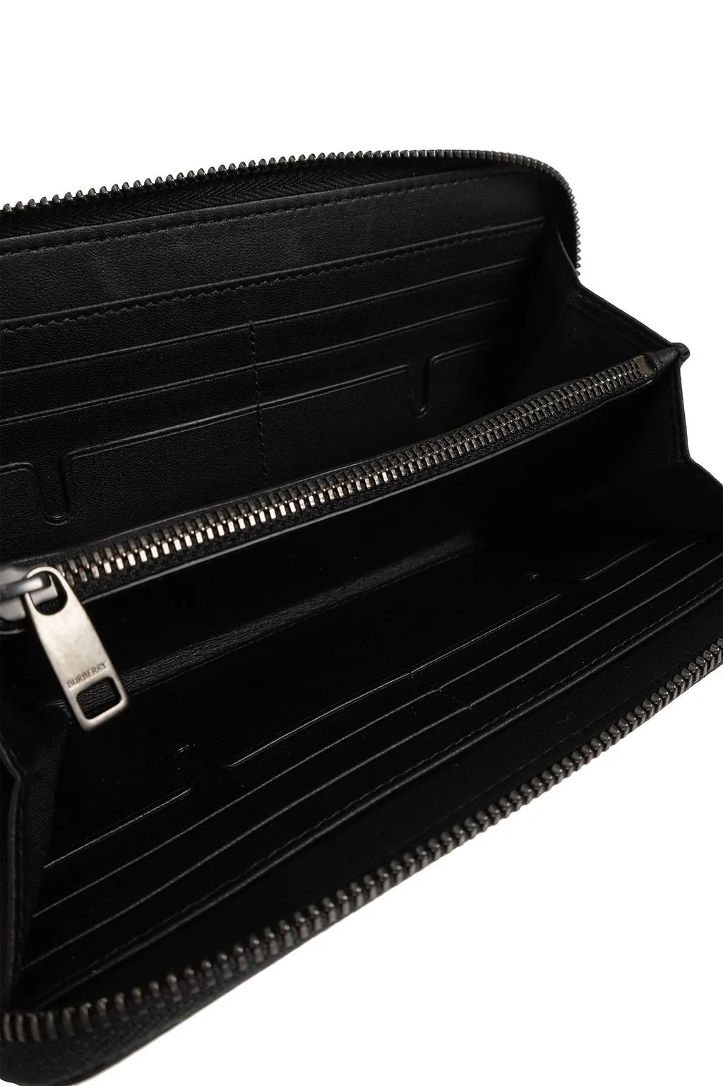Burberry Zip-Around Check Wallet