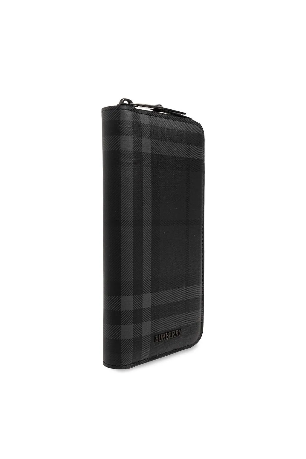 Burberry Zip-Around Check Wallet