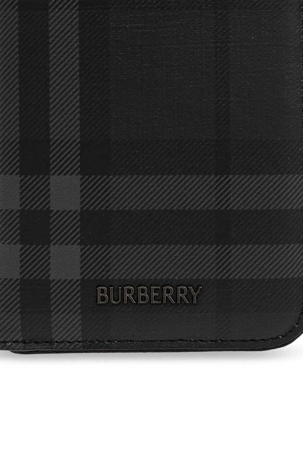 Burberry Zip-Around Check Wallet