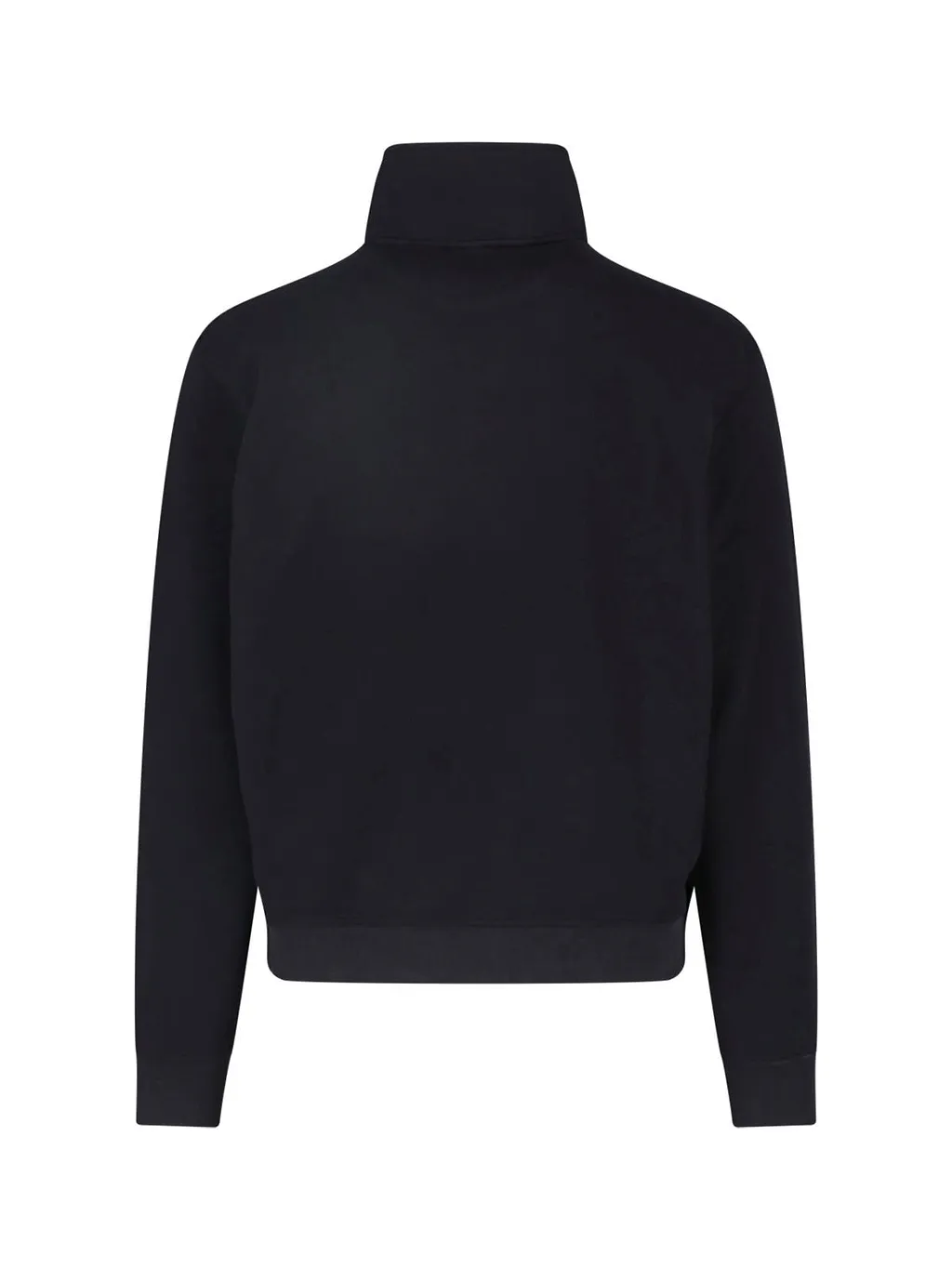 Burberry Zip-Neck Logo Knitted Sweater