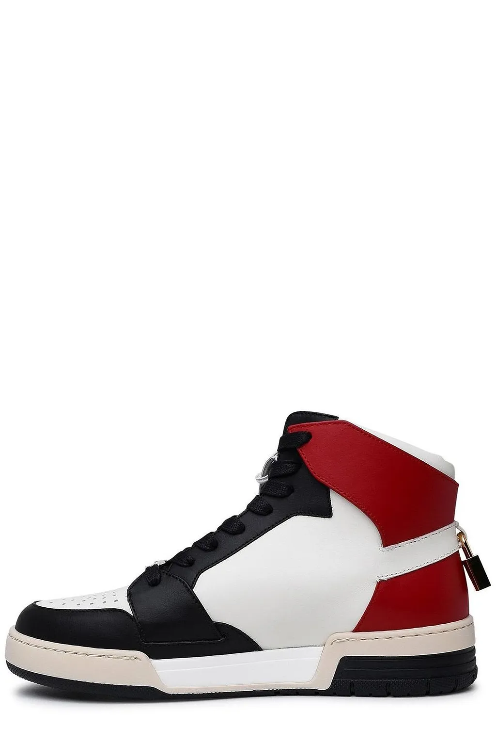 Buscemi High-Top Colour-Block Lace-Up Sneakers
