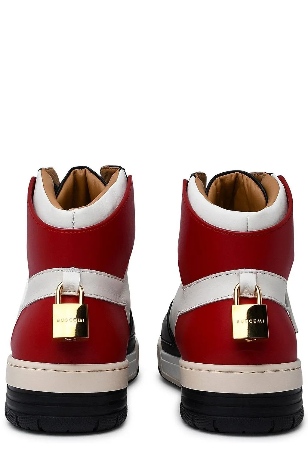 Buscemi High-Top Colour-Block Lace-Up Sneakers