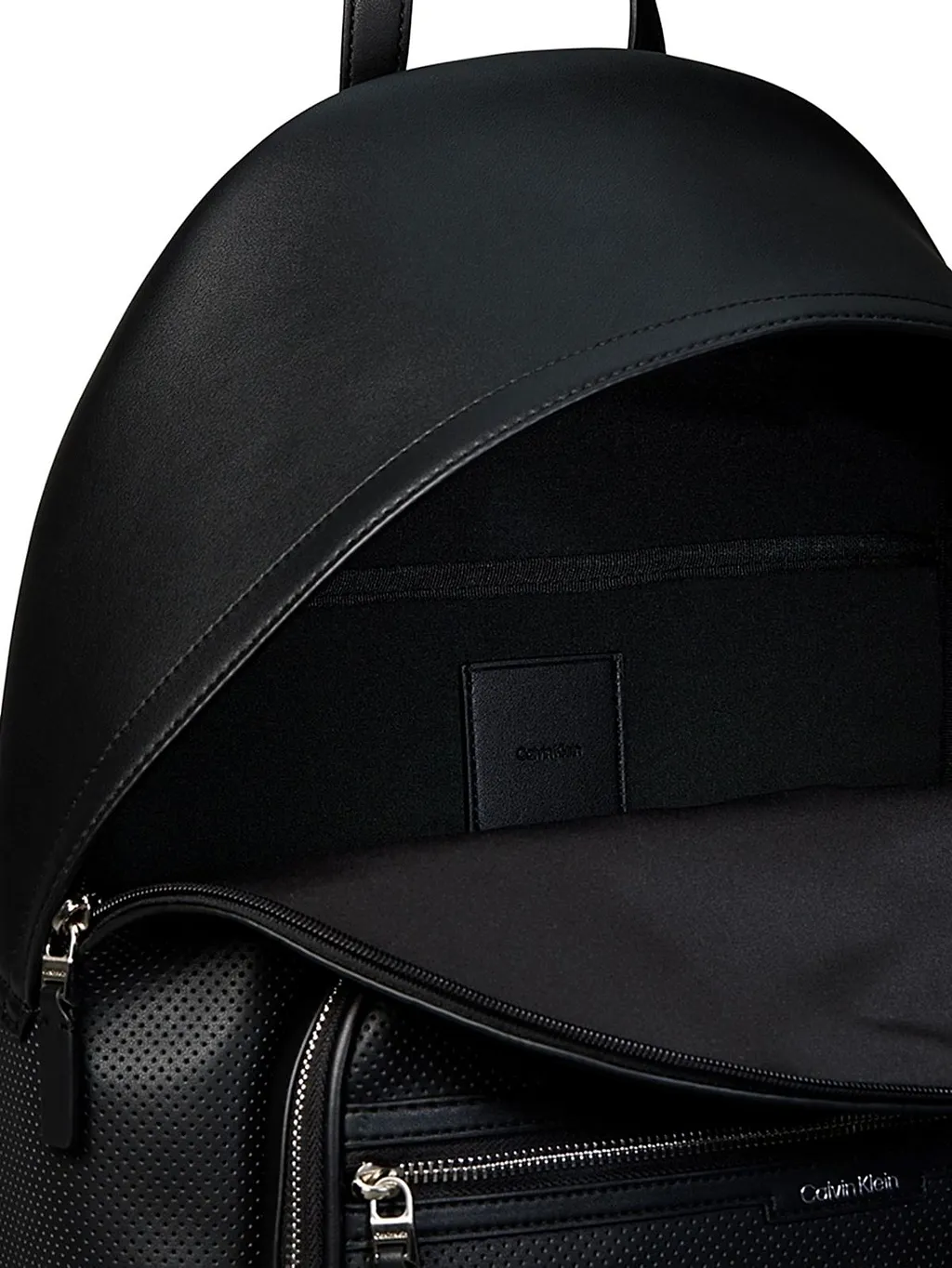 Calvin Klein Perforated Front Zip Backpack