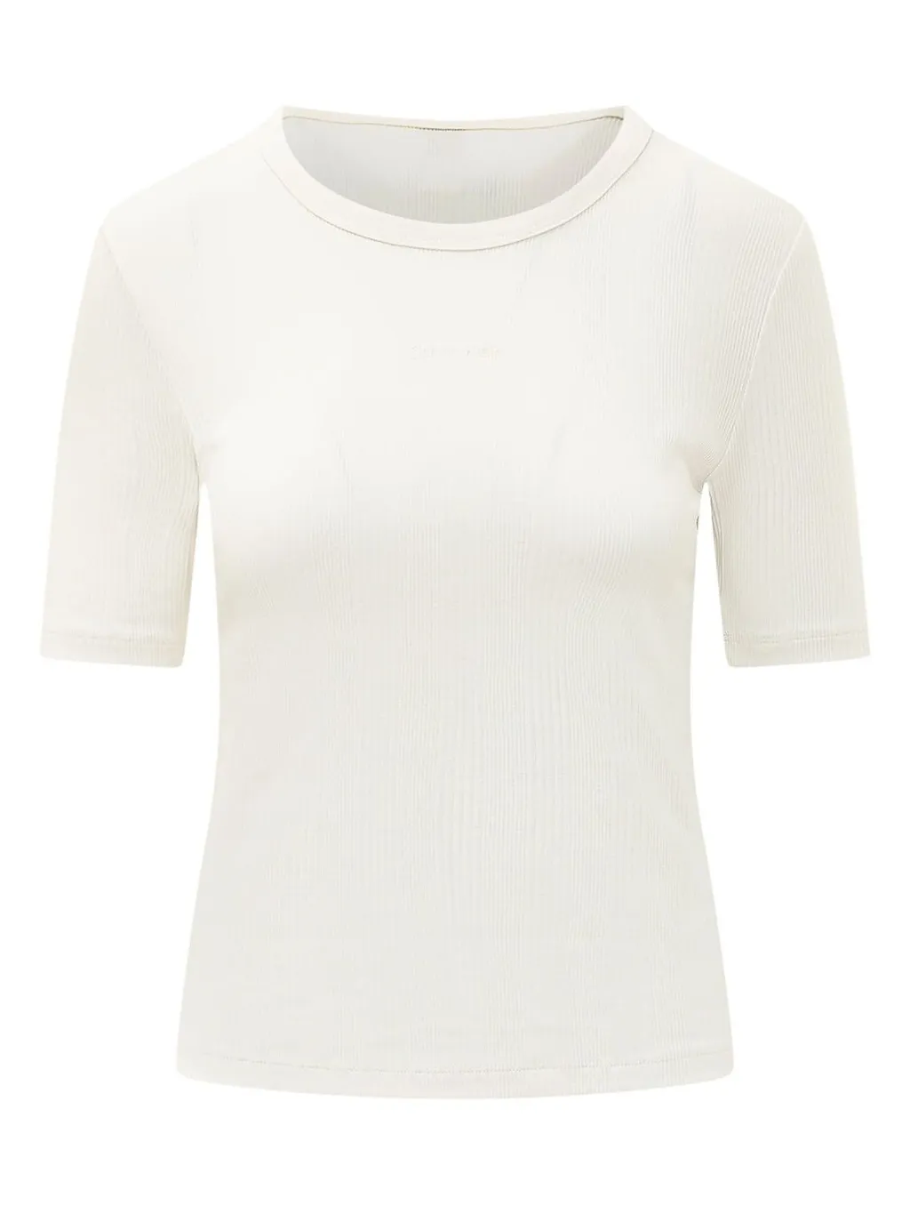 Calvin Klein Short-Sleeved Crewneck Knitted Top