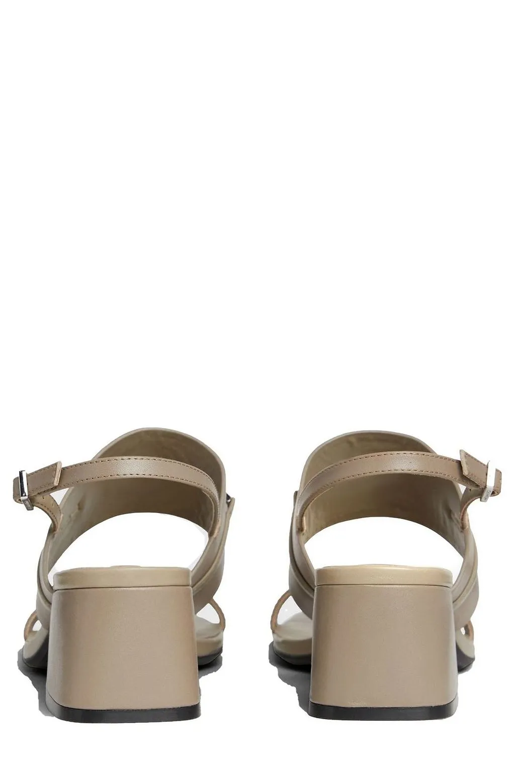 Calvin Klein Square Open Toe Slingbacks