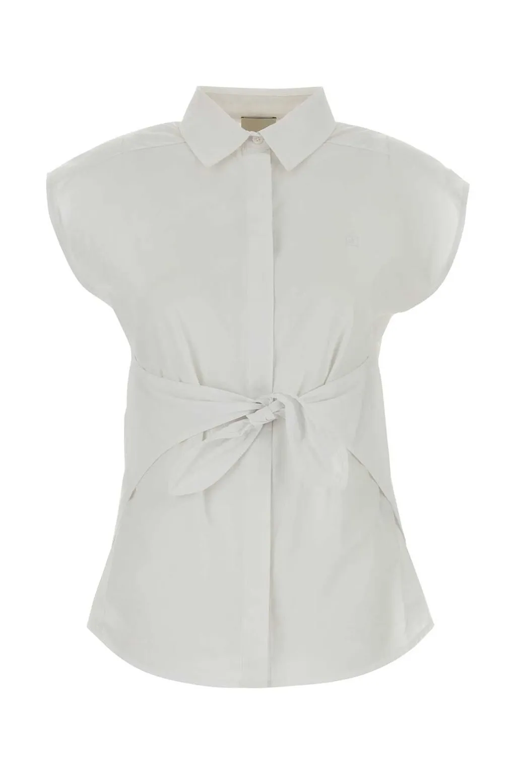 Calvin Klein Tie-Waist Sleeveless Shirt