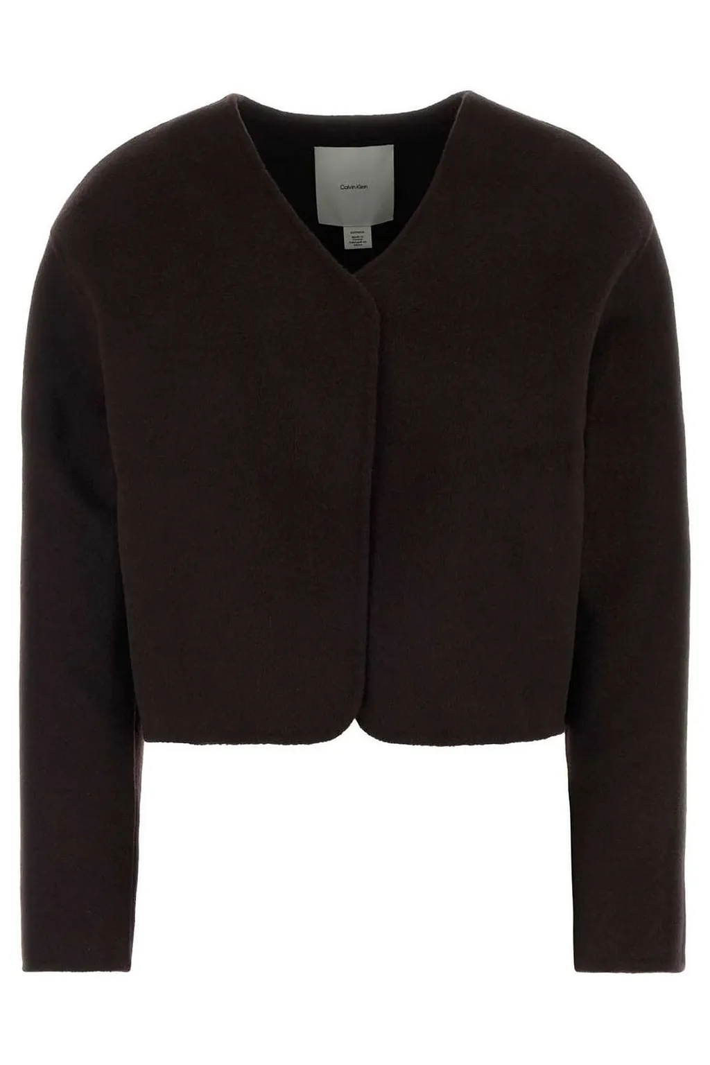 Calvin Klein V-Neck Cropped Jacket