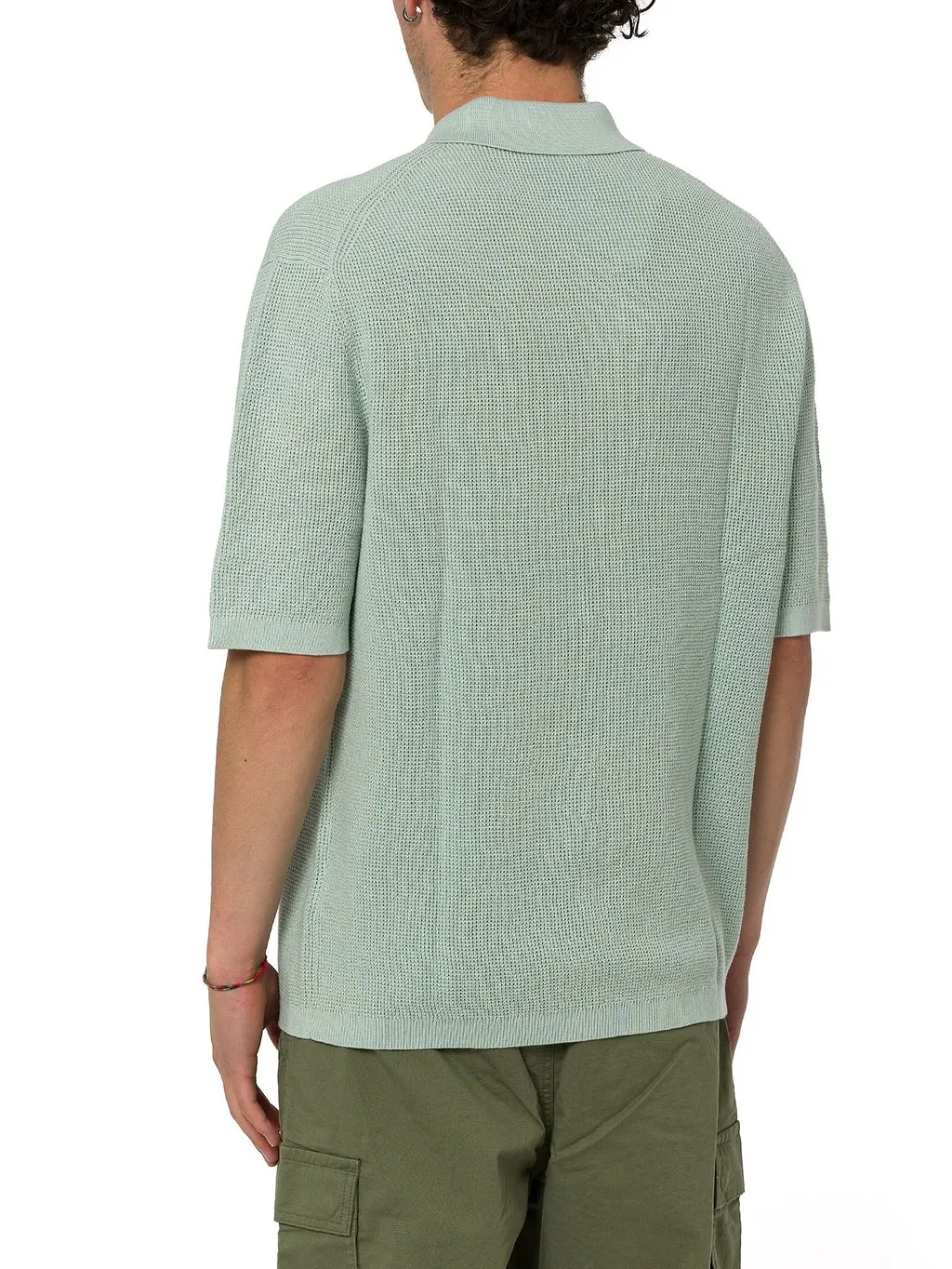 Calvin Klein Waffle Knit Polo Shirt