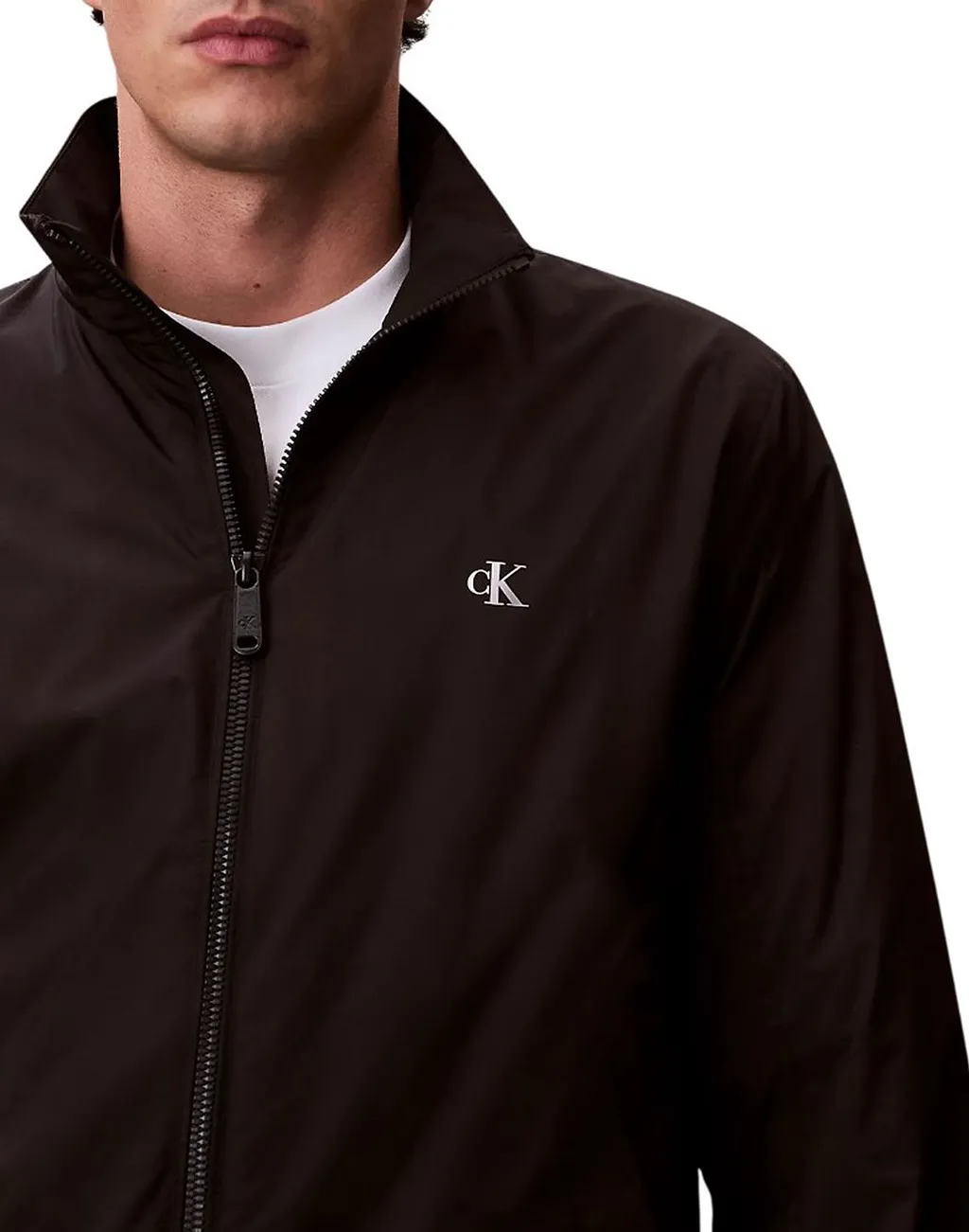 Calvin Klein Zip-Up Long-Sleeved Jacket