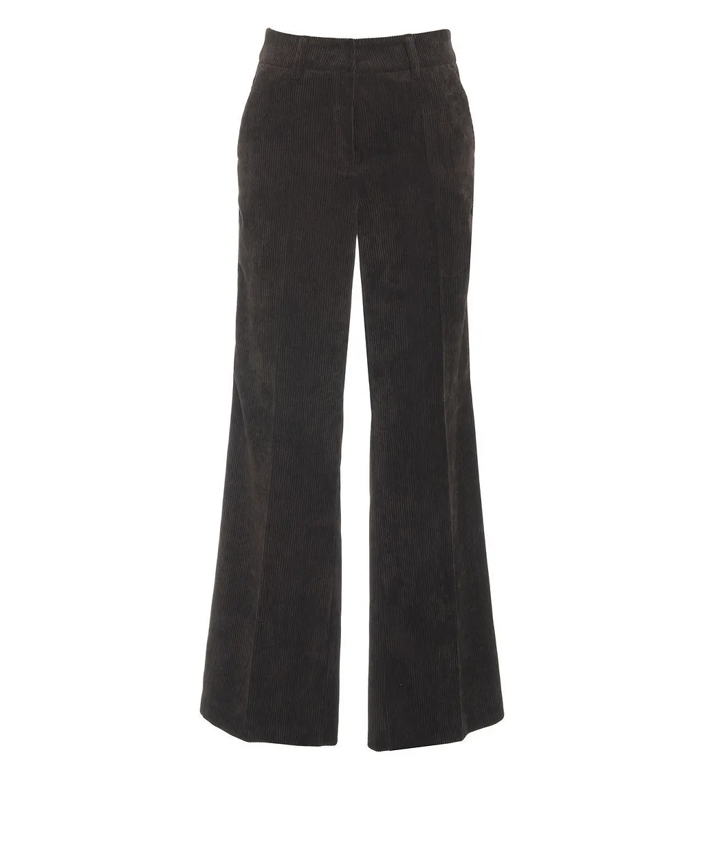 Amelie Straight-Leg Corduroy Pants