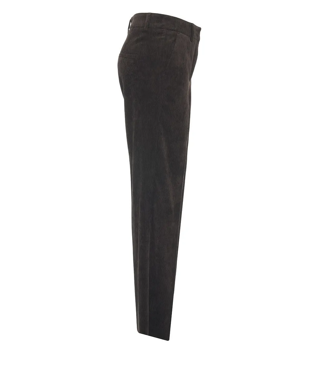 Amelie Straight-Leg Corduroy Pants