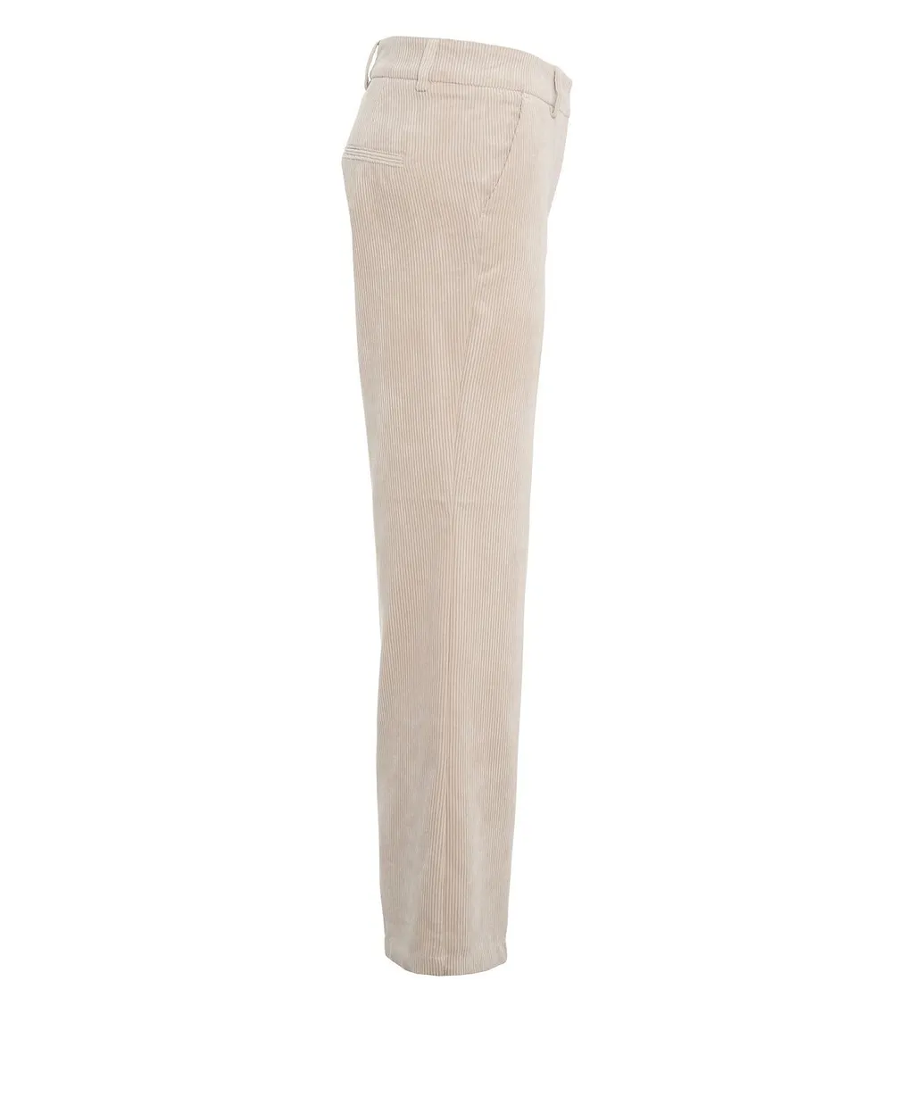 Amelie Straight-Leg Corduroy Pants