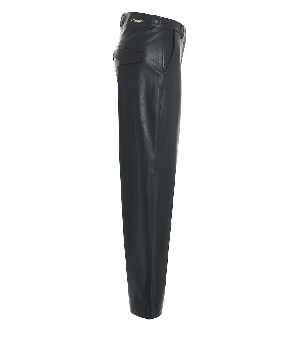 Edita High-Waist Wide-Leg Pants