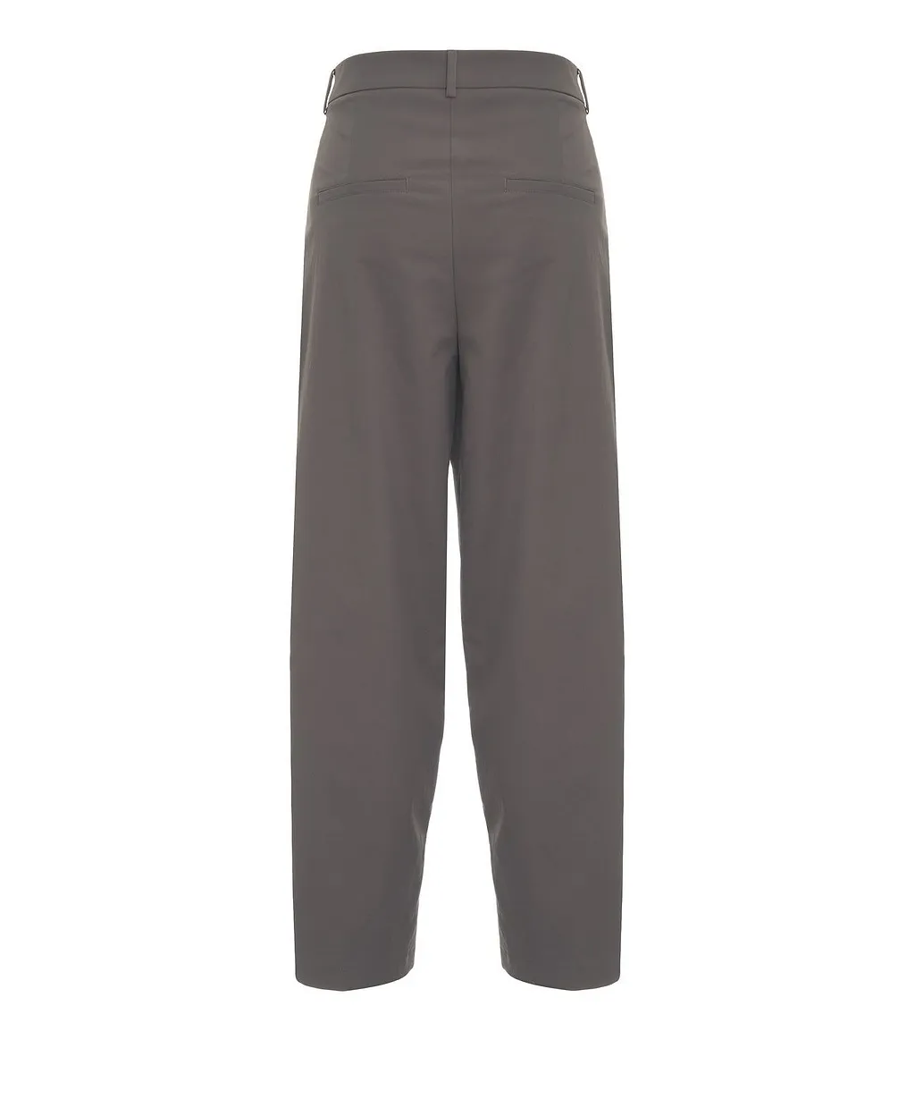 Emilie Straight-Leg Pleated Pants