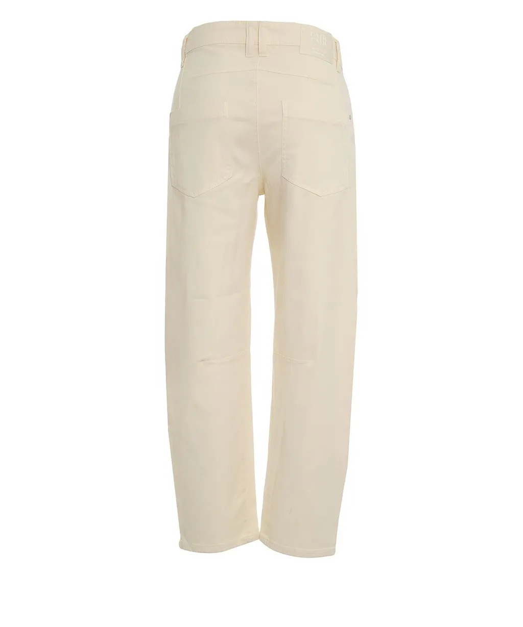 Orelie Scarf-Detailed Loose-Fit Jeans
