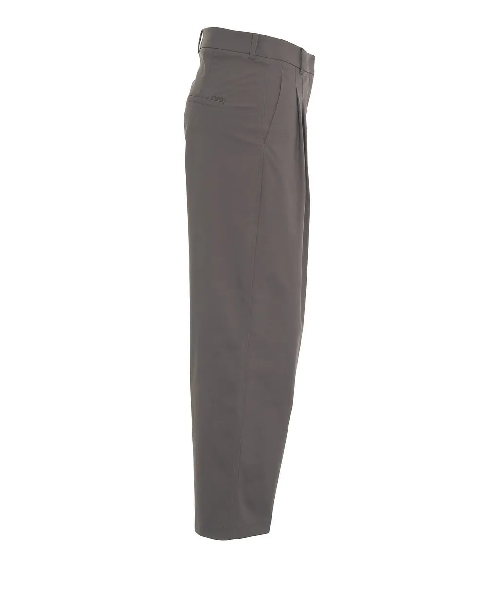 Emilie Straight-Leg Pleated Pants