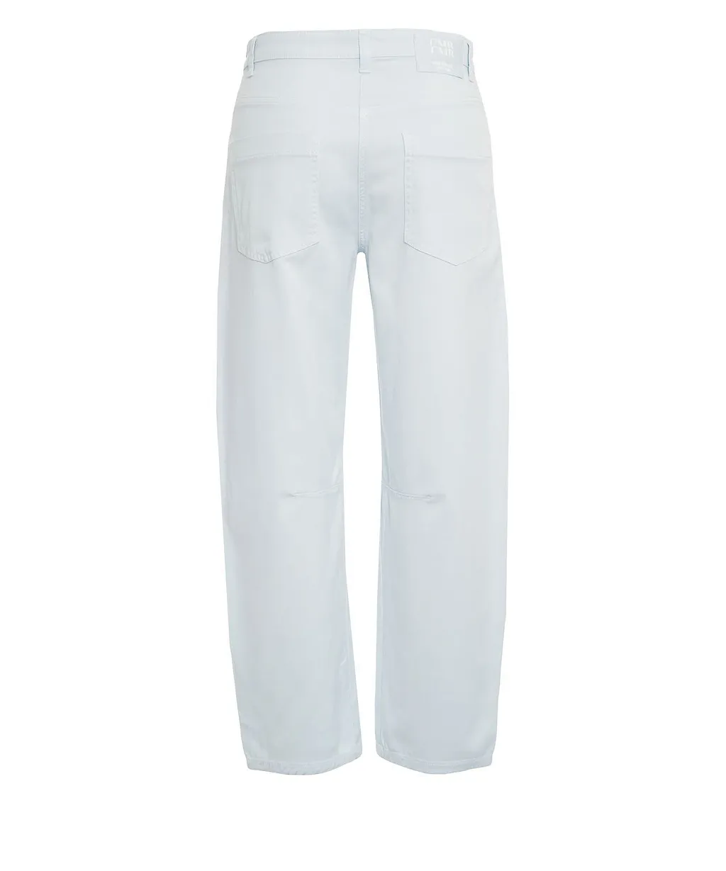 Cambio Ocean Barrel Leg Jeans With Scarf Detail