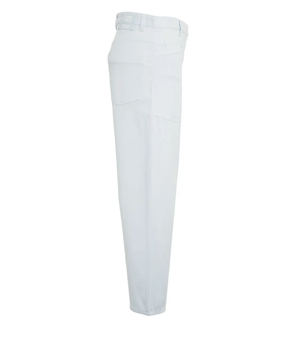 Cambio Ocean Barrel Leg Jeans With Scarf Detail