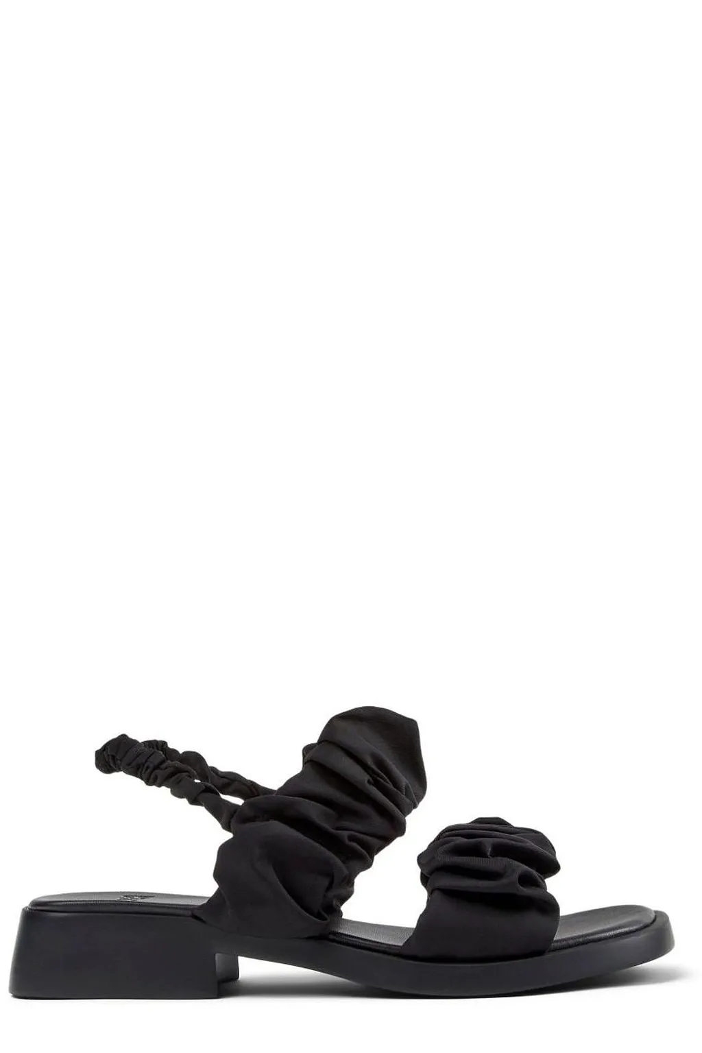 Camper Ruched Strap Sandals