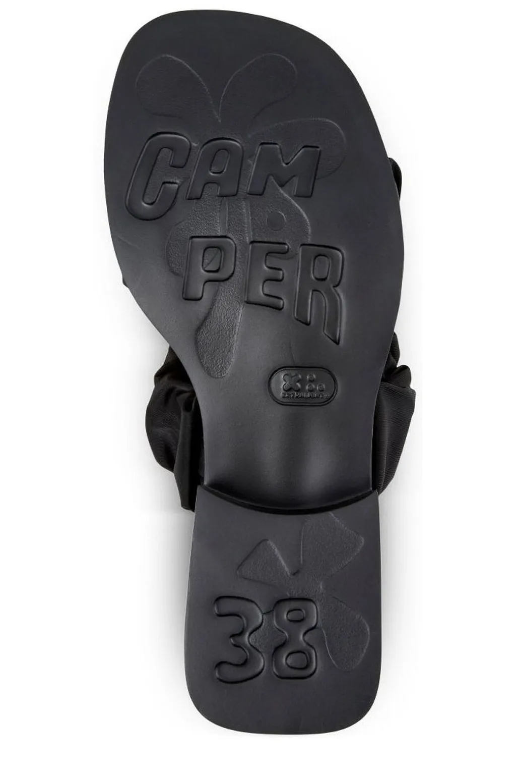 Camper Ruched Strap Sandals