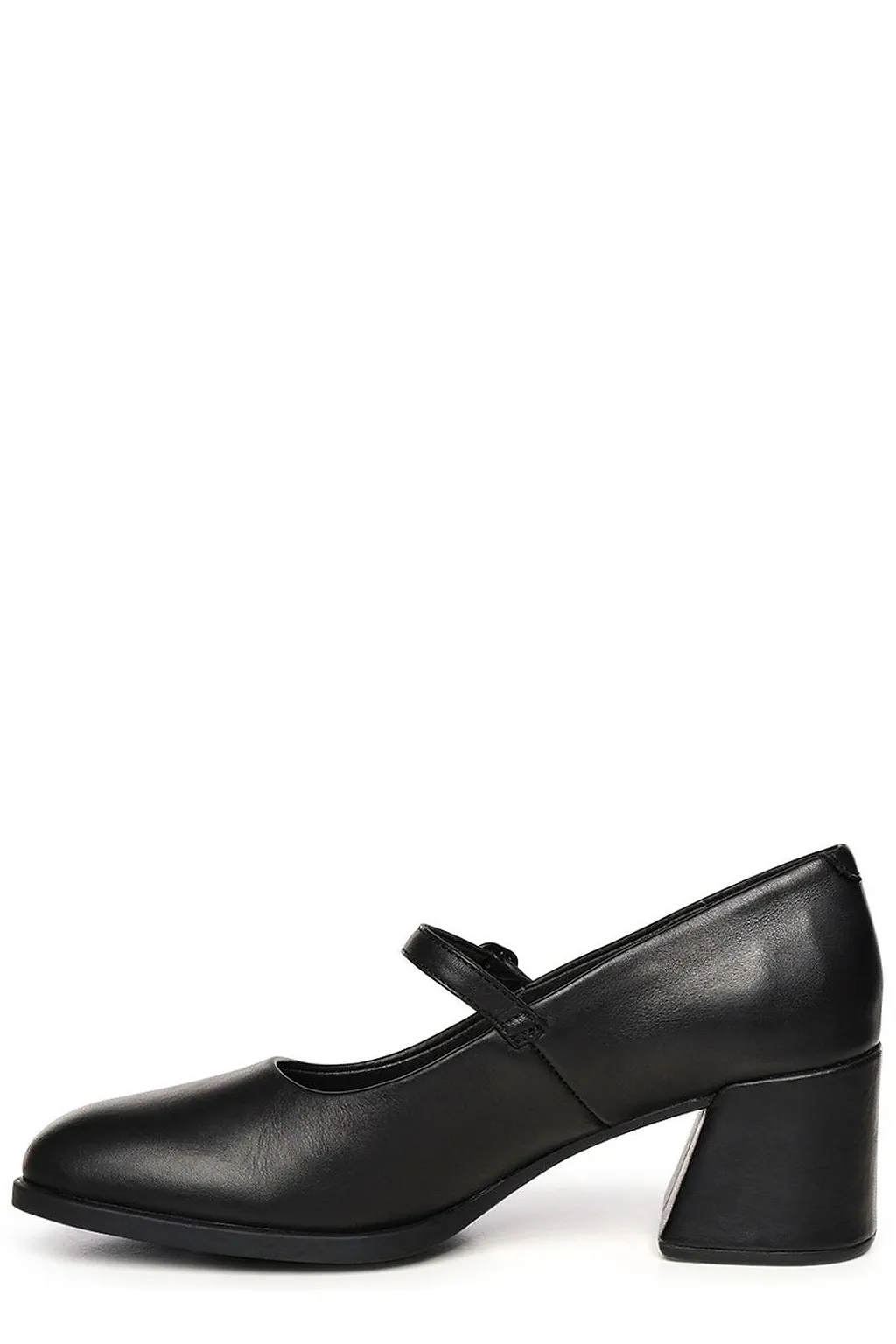 Camper Strap Block Heeled Pumps