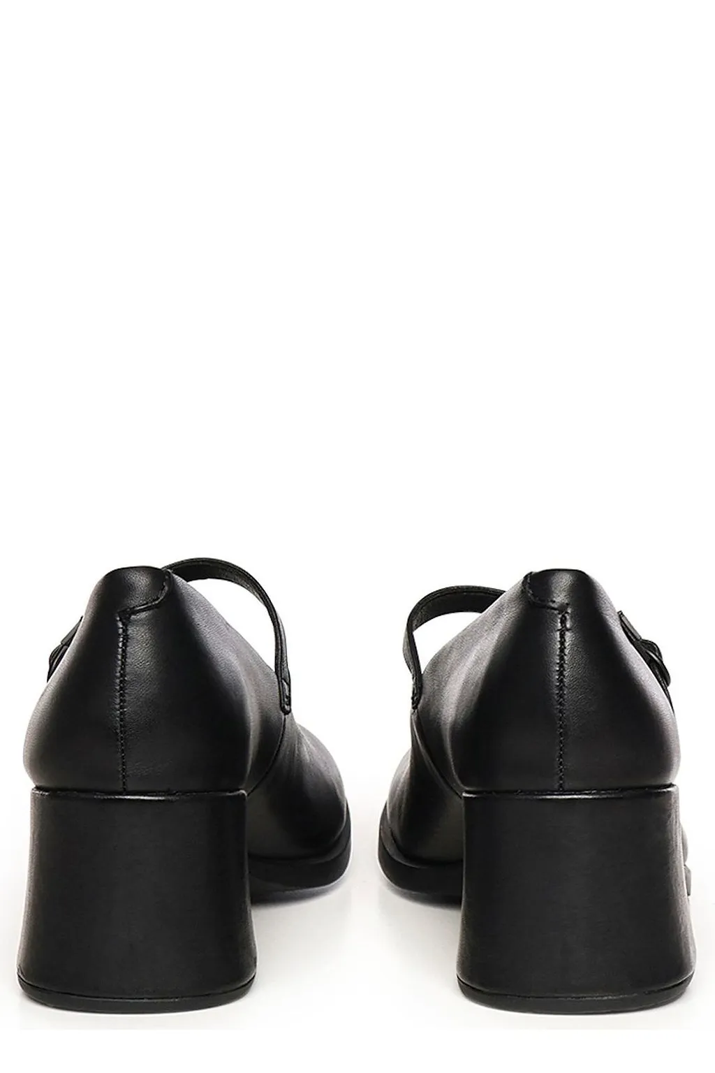 Camper Strap Block Heeled Pumps