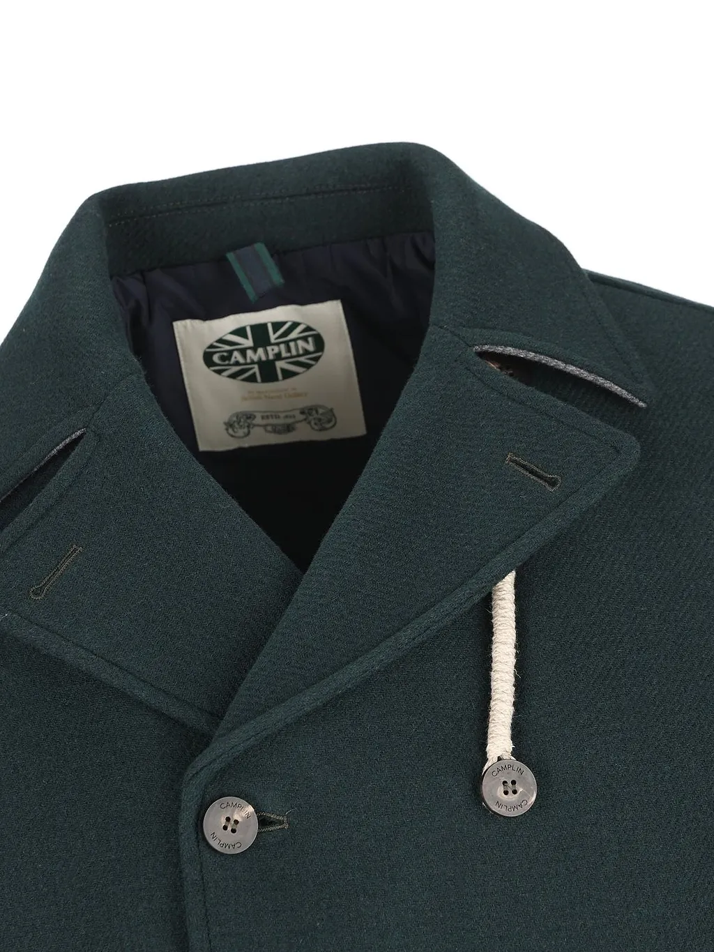 Camplin Double-Breasted Peacoat
