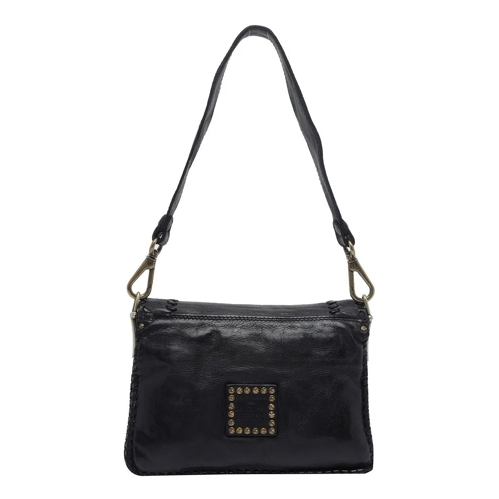 Agnese Turn-Lock Shoulder Bag