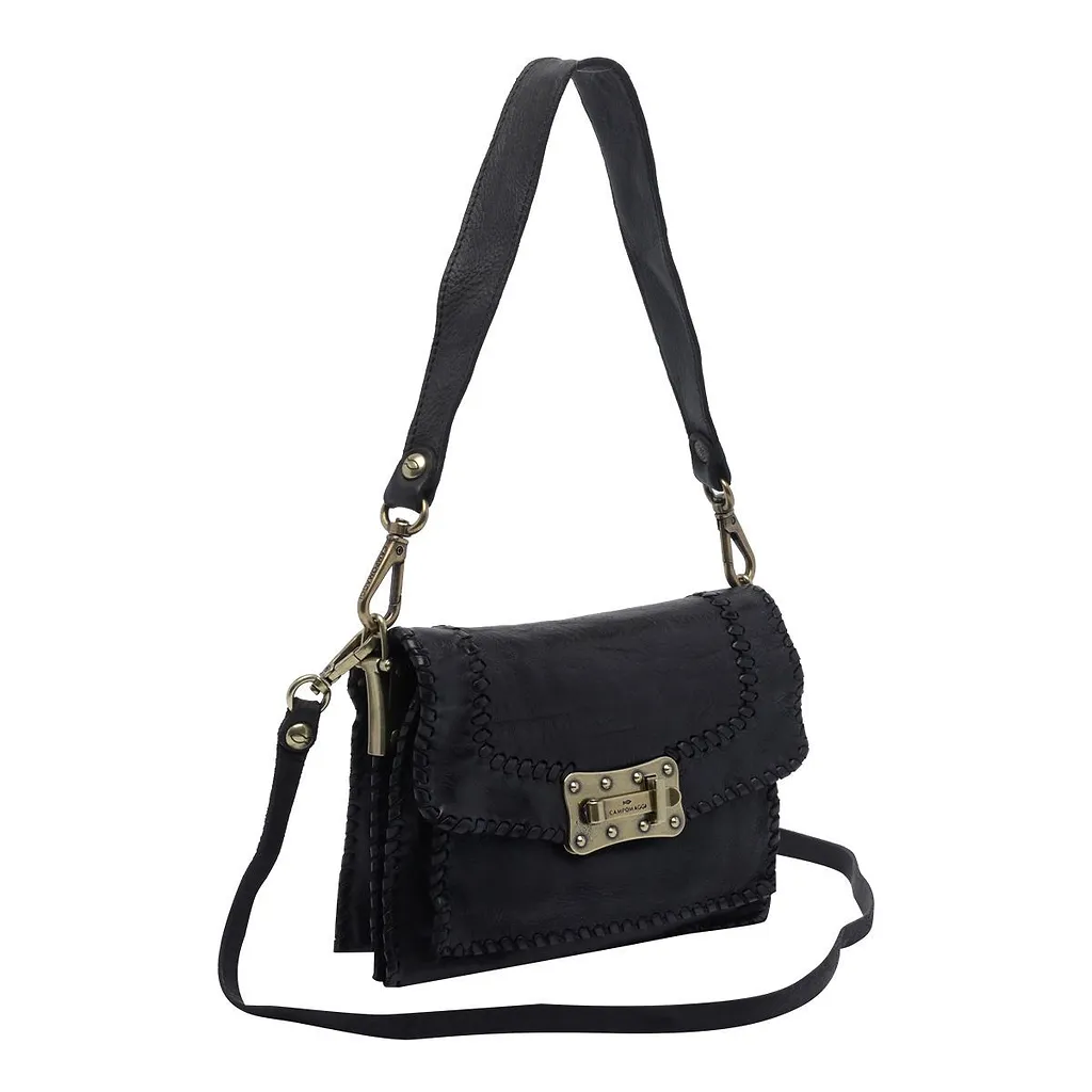 Agnese Turn-Lock Shoulder Bag