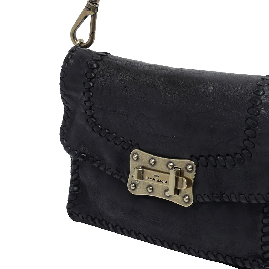 Agnese Turn-Lock Shoulder Bag