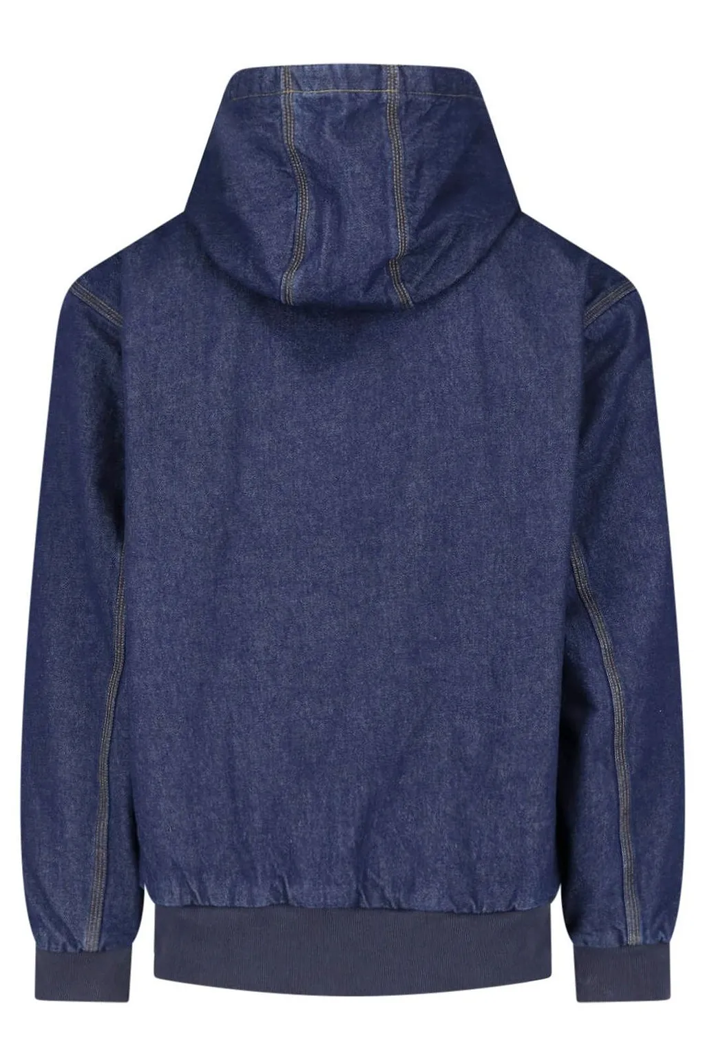 Carhartt Wip Zip-Up Denim Hooded Jacket