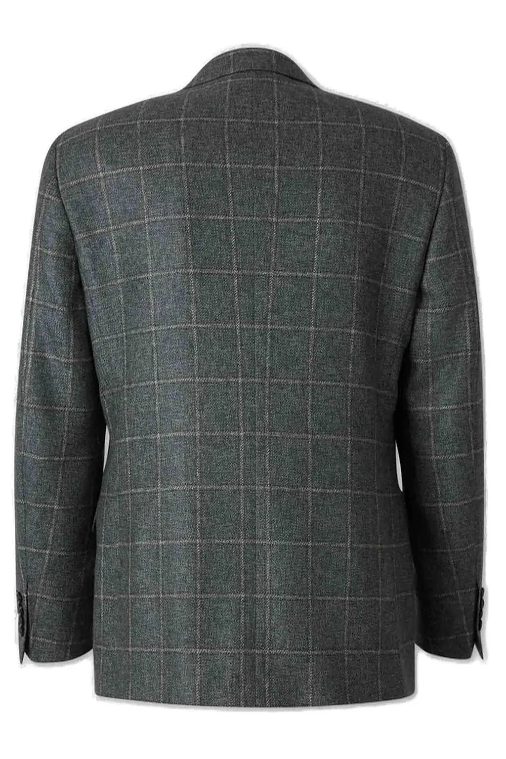 Canali Check Patterned Single Breasted Jacket