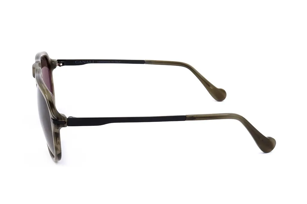 Canali Co219A Square-Frame Sunglasses