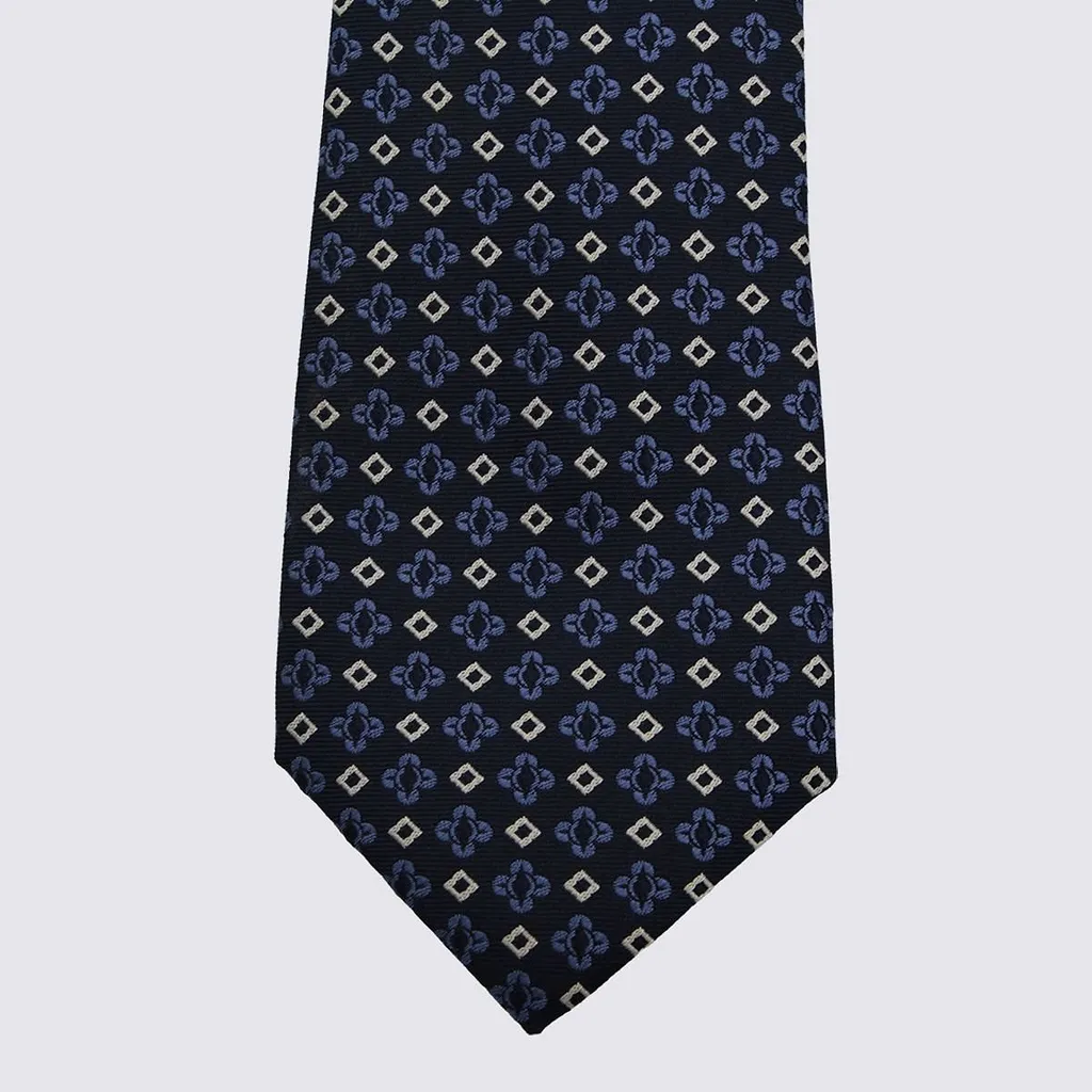 Canali Geometric Pattern Tie
