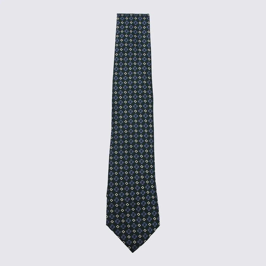 Canali Geometric Pattern Tie