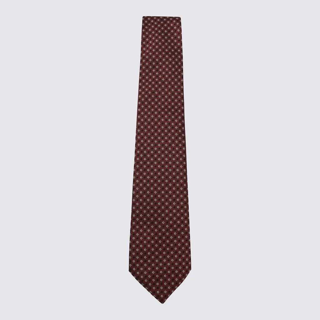 Canali Micro Motif Tie