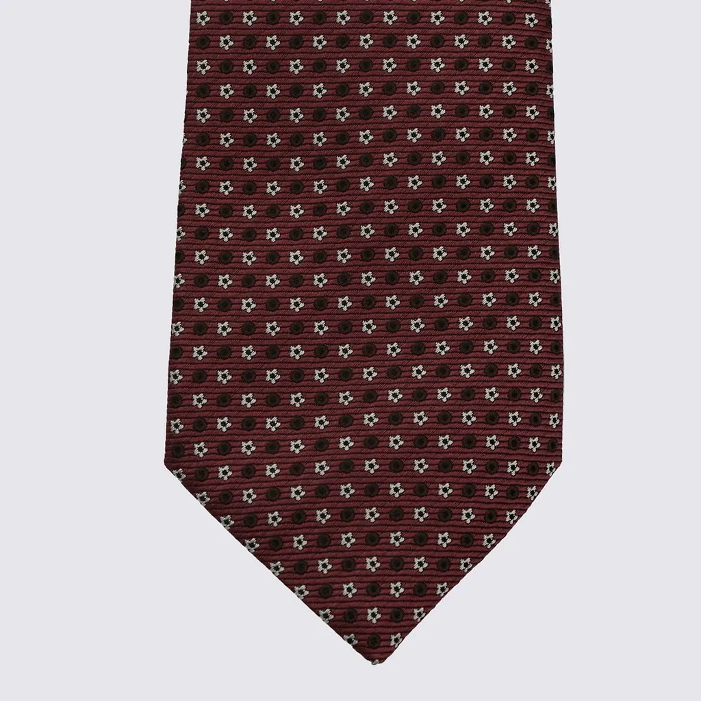 Canali Micro Motif Tie