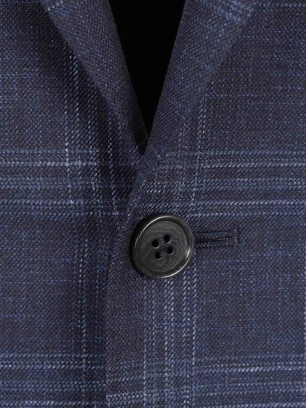 Canali Overcheck Motif Regular Fit Jacket