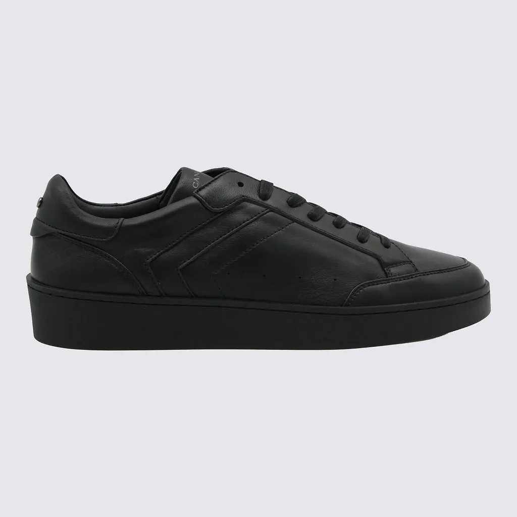 Canali Panelled Low-Top Sneakers
