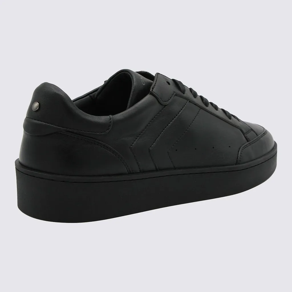 Canali Panelled Low-Top Sneakers