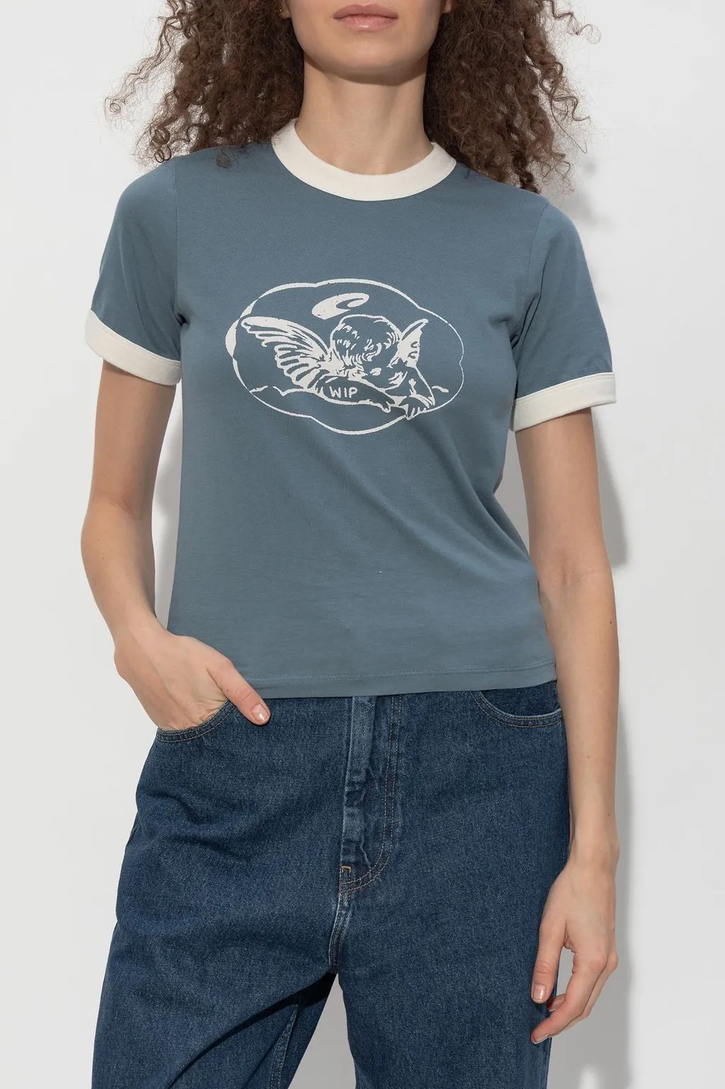 Carhartt Wip Graphic Printed Crewneck T-Shirt