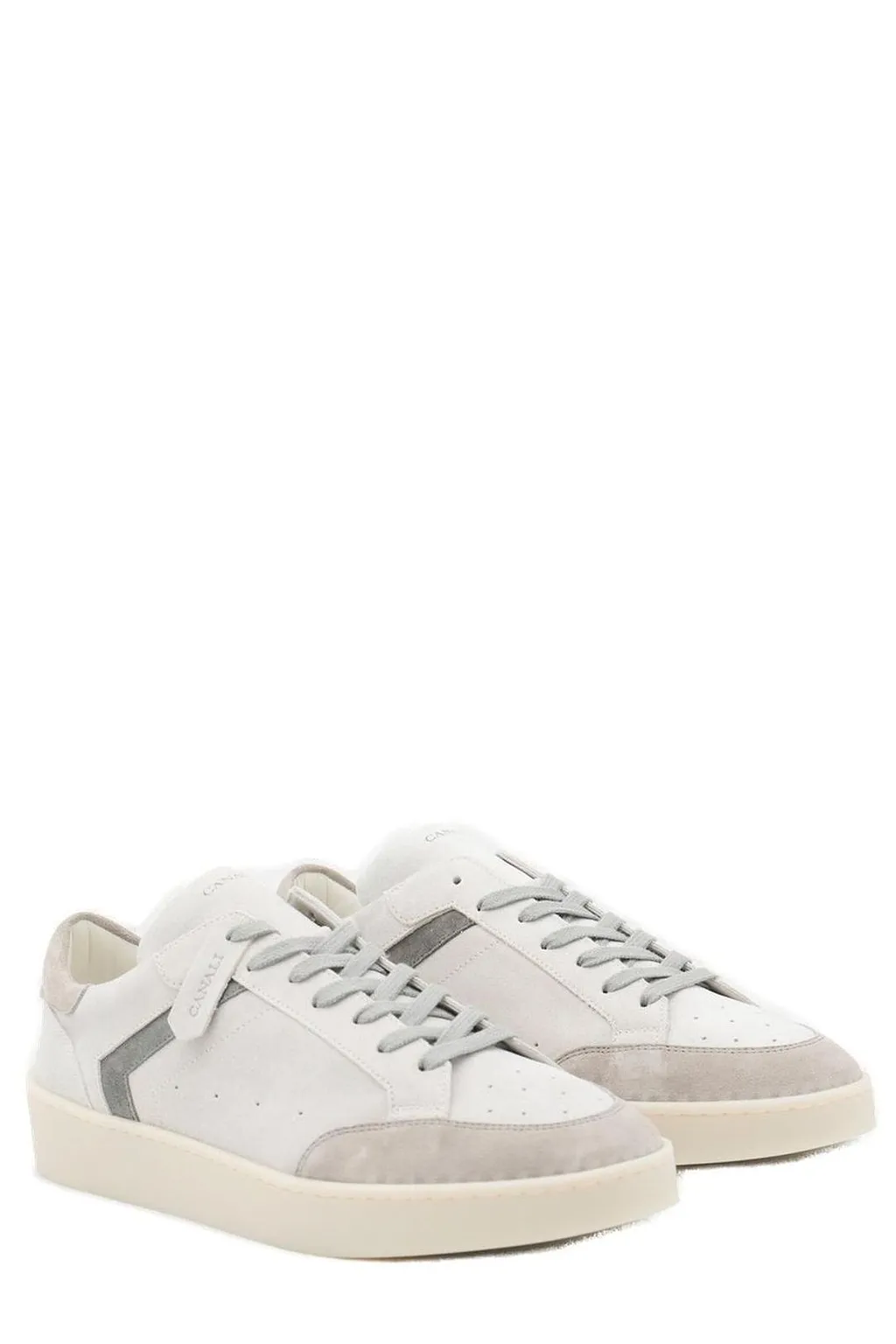 Canali Round-Toe Lace-Up Sneakers