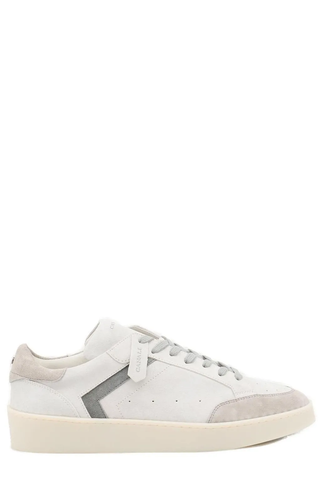 Canali Round-Toe Lace-Up Sneakers