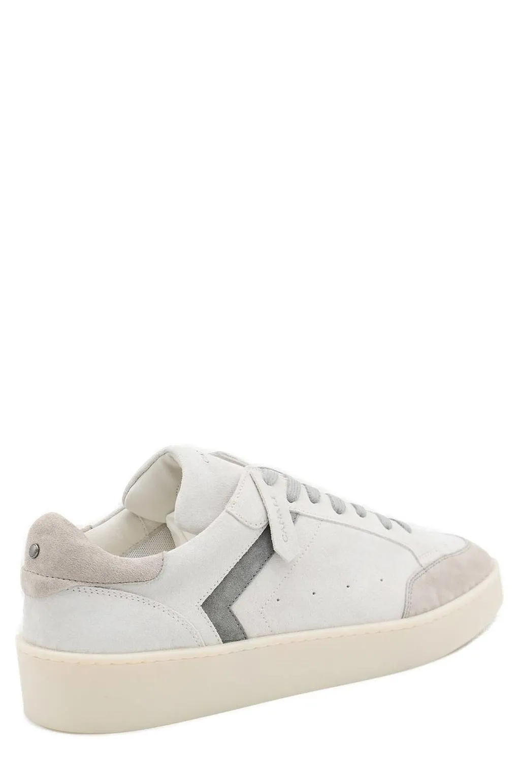 Canali Round-Toe Lace-Up Sneakers
