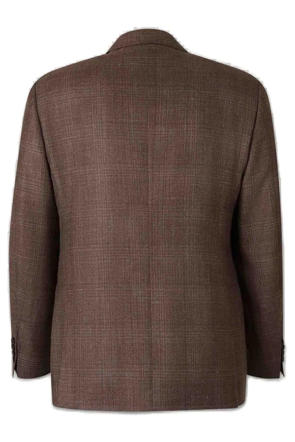 Canali Single Breasted Check Patterned Jacket
