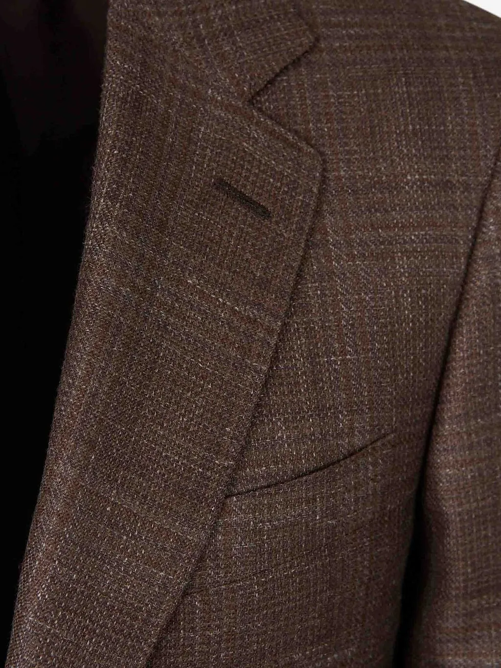 Canali Single Breasted Check Patterned Jacket