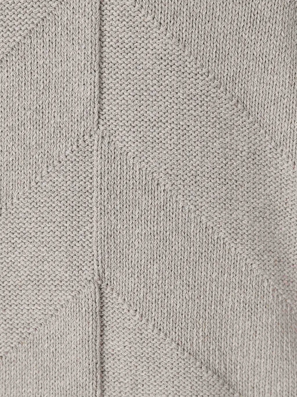 Canali Structured Patterned V-Neck Jumper