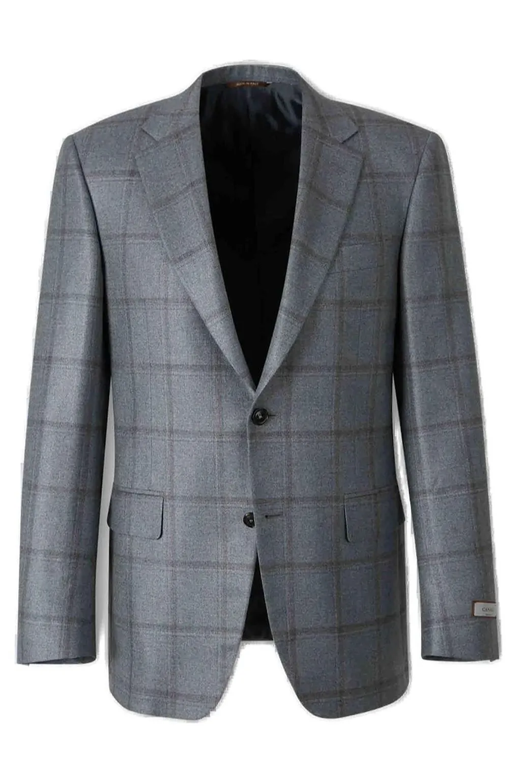 Canali Check Patterned Blazer