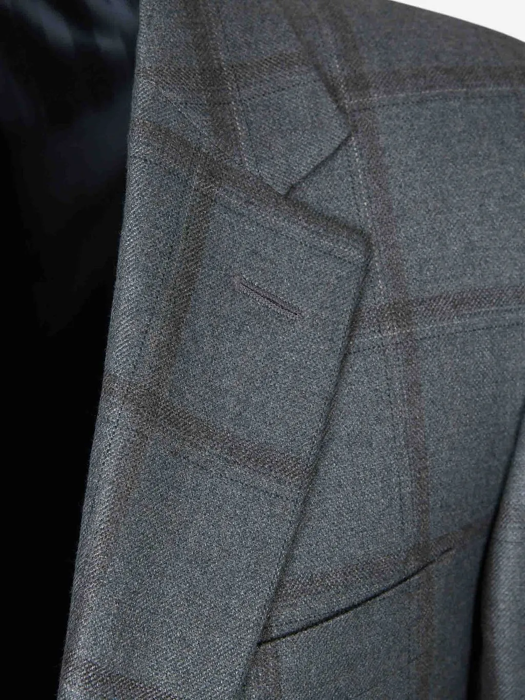 Canali Check Patterned Blazer