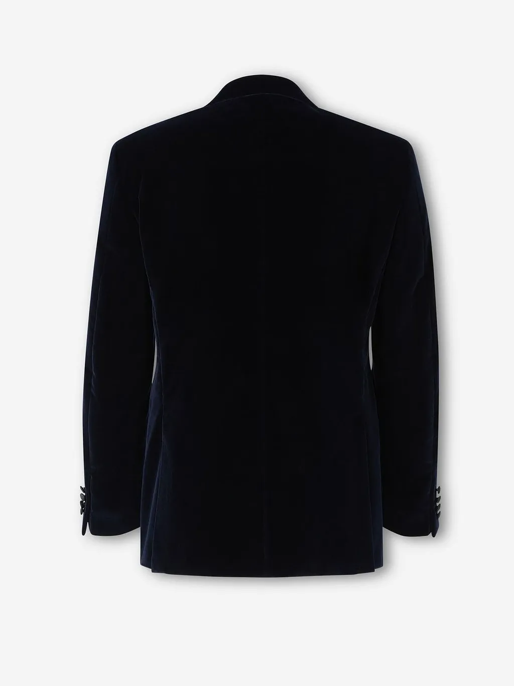 Canali V-Neck Velvet Jacket